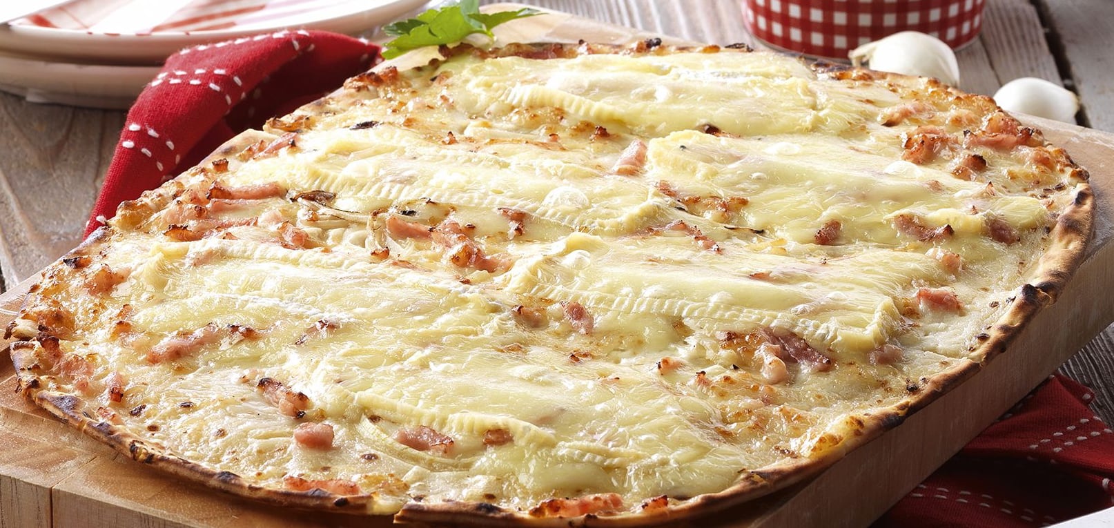 Tarte flambée munster